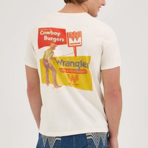 Wrangler® x Whataburger® Cowboy Burgers White T-Shirt