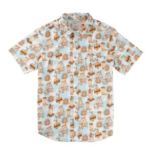 Sendero x Whataburger Cowboy Drive Thru Print Shirt