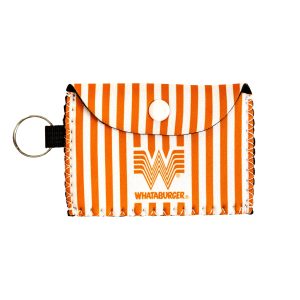 Striped Pouch Keychain