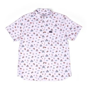 Burlebo x Whataburger WHATA Country White Performance Button Up